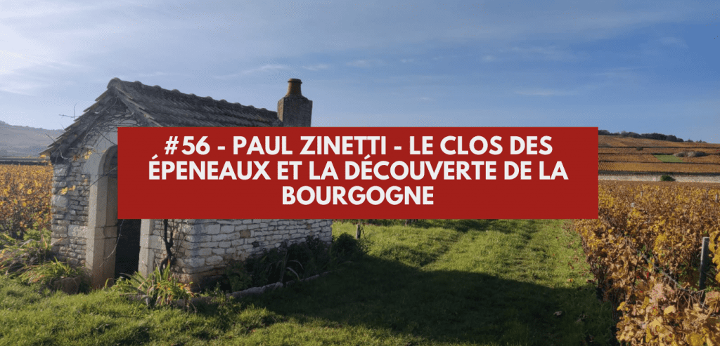 #56 - Paul Zinetti - le Clos des Épeneaux et la découverte de la Bourgogne